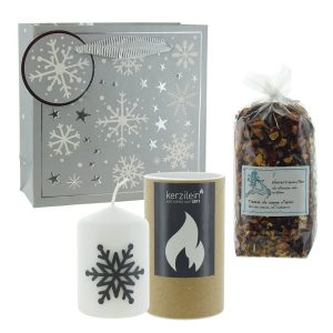 HERBORISTERIA Geschenktasche Crystal Tee Kerze
